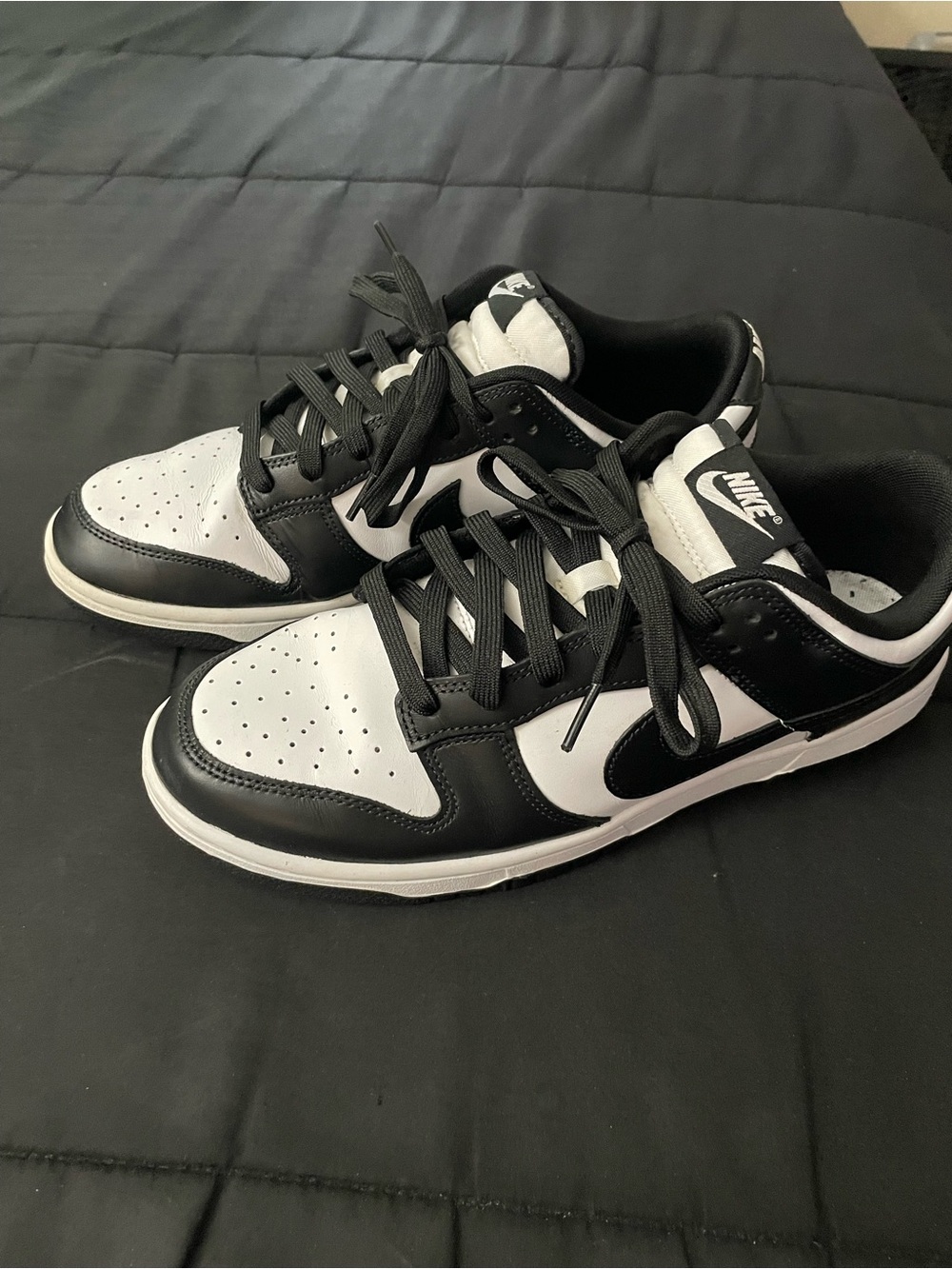 Nike Black and White Low-Top Sneakers